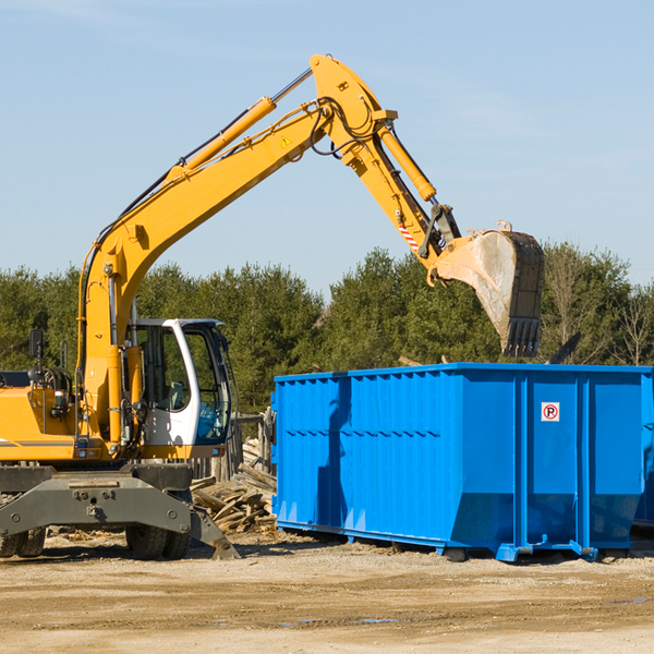 are there any restrictions on where a residential dumpster can be placed in Etowah County AL